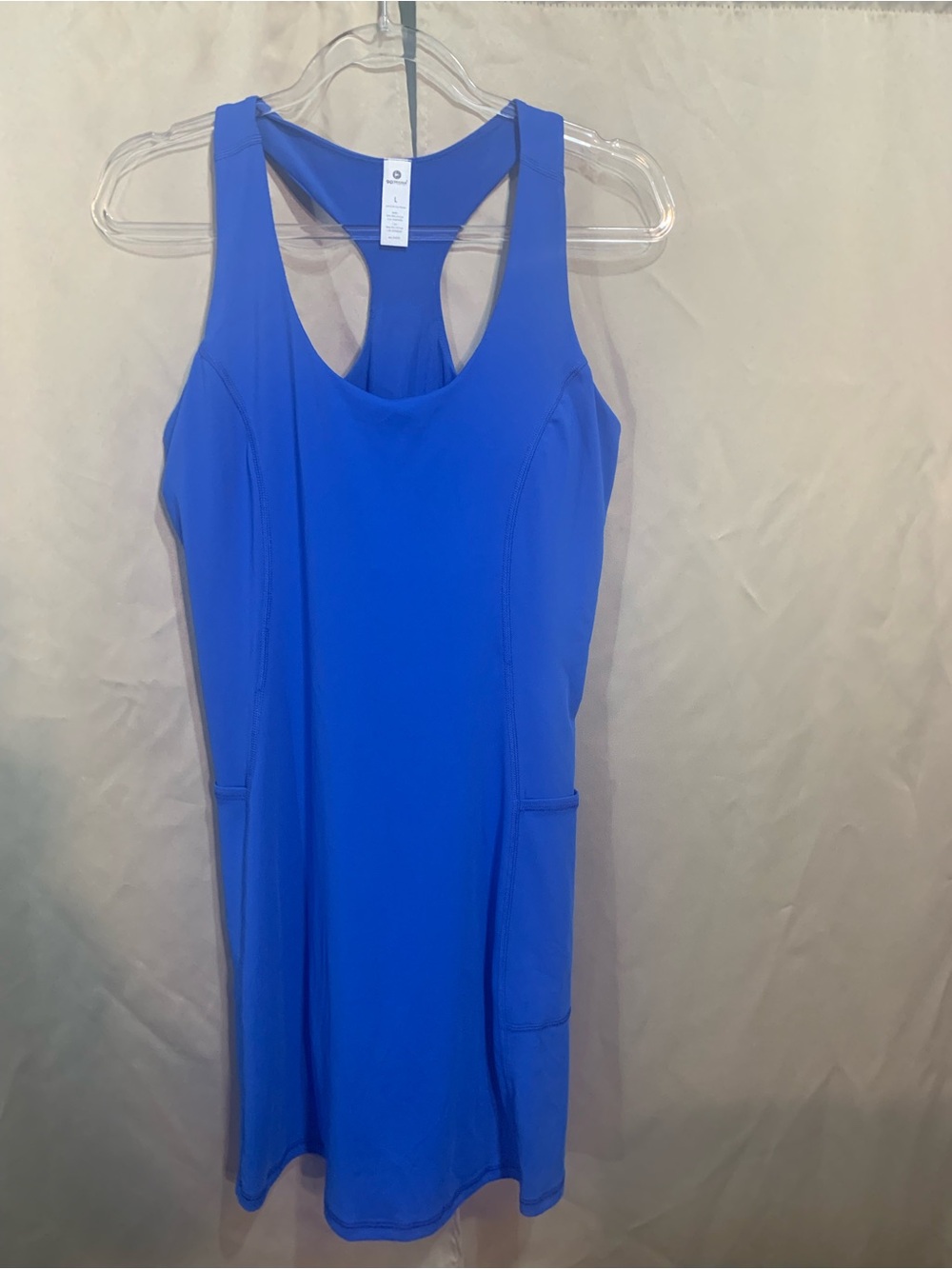 90 Degree By Reflex Royal Blue Racerback Active Mini Dress 116/4